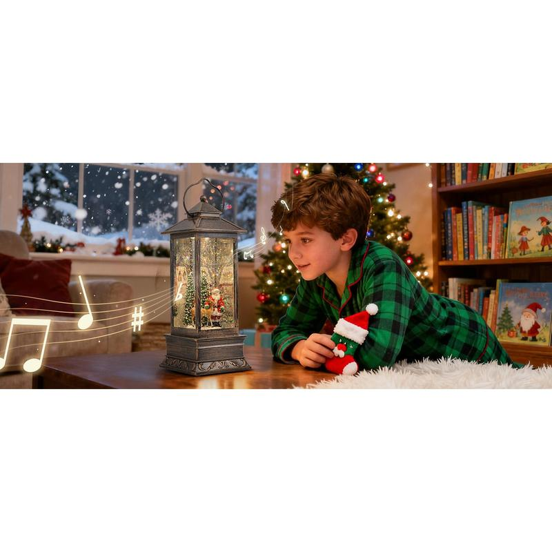 Christmas Snow Globe Lantern