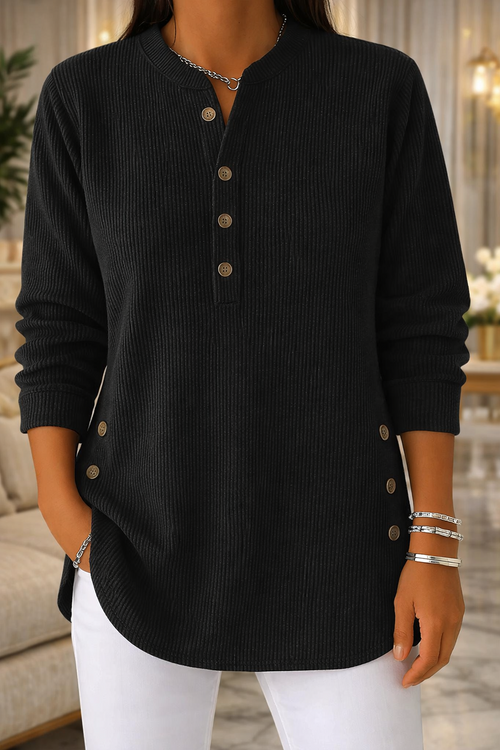CLEARANCE SALE🔥 Women's Solid Color Crew Neck Long Sleeve Casual Loose Knit Pullover