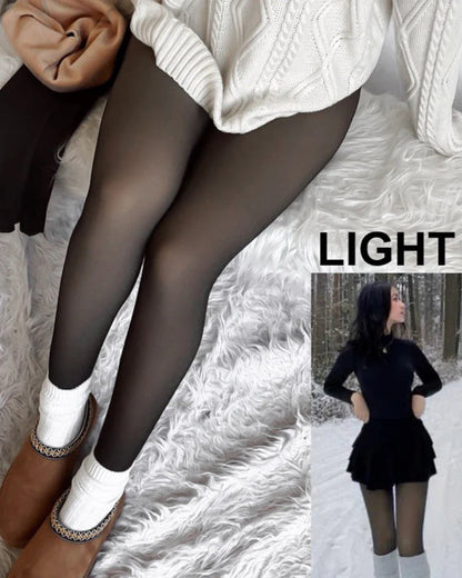 🔥Hot Sale - 60% OFF 🦵MAGIC Bare-Leg Look Fleece Lined Tights☁️