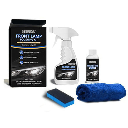 🚘 Automotive Headlamp Restoration Fluid, blurring enhanced crystalline coating refurbisher