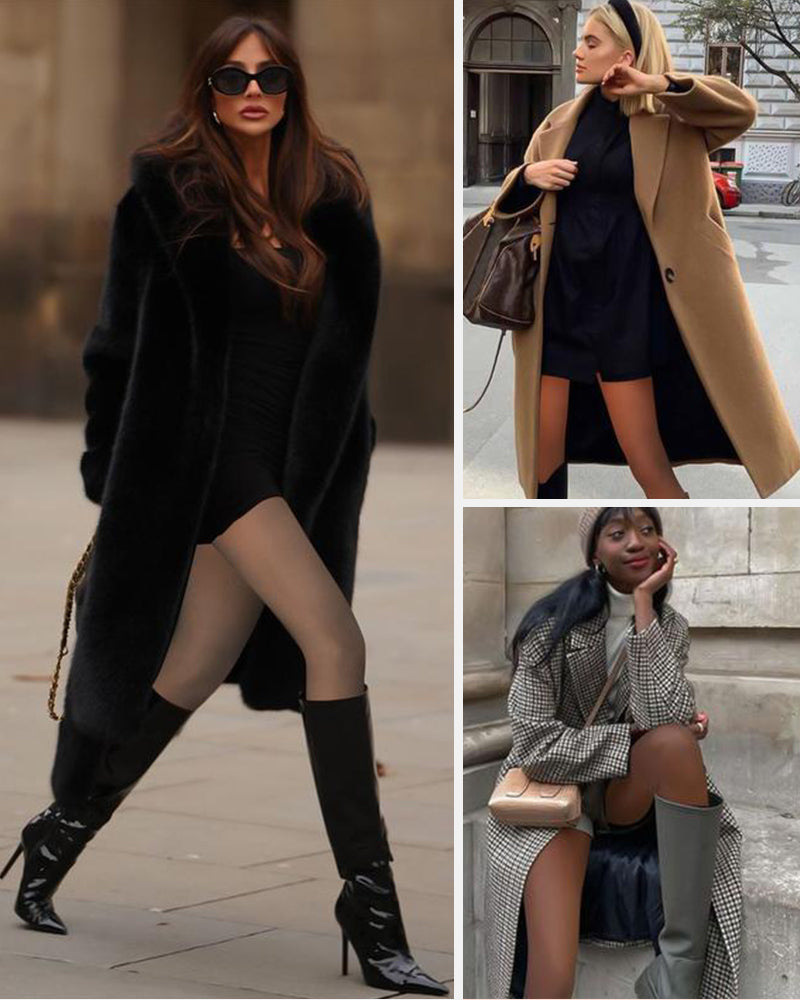 🔥Hot Sale - 60% OFF 🦵MAGIC Bare-Leg Look Fleece Lined Tights☁️