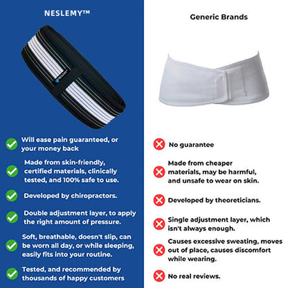 🌟NESLEMY™ Back Belt: The 2-Week Solution to Sciatica & Lower Back Pain Relief!