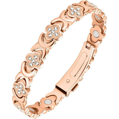 🔥Final 3 hours 75% off: 🍀Copper Bracelets for Women Pure Copper Magnetic Bracelet with 3800 Gauss Effective Magnets Trendy Stack Bangle Stretch Bangle