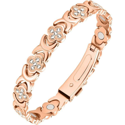 🔥Final 3 hours 75% off: 🍀Copper Bracelets for Women Pure Copper Magnetic Bracelet with 3800 Gauss Effective Magnets Trendy Stack Bangle Stretch Bangle