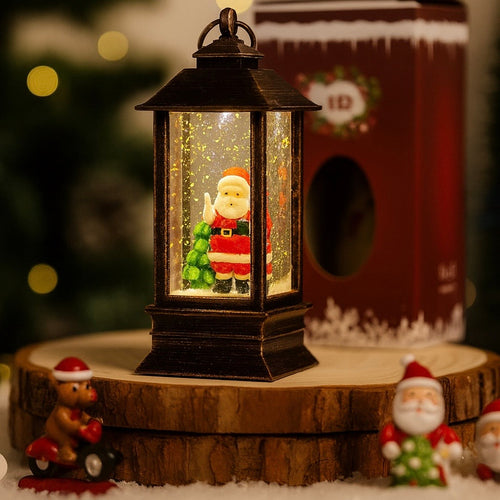 Christmas Snow Globe Lantern