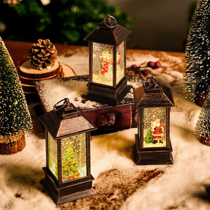Christmas Snow Globe Lantern