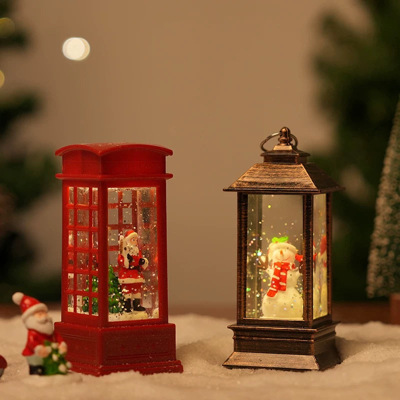 Christmas Snow Globe Lantern